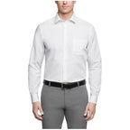 Van Heusen Mens Dress Shirt Regular Fit Poplin Solid