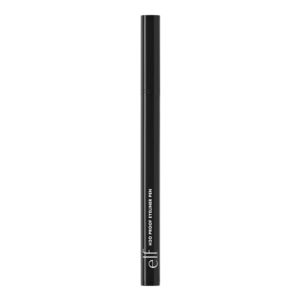E.L.F. H2O Proof Eyeliner Pen, Felt Tip, Waterproof, Long-Lasting, High-Pigmented Liner For Bold Looks, Vegan & Cruelty-Free, Jet Black. 0.02 Fl Oz