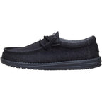 Heydude Men'S Wally Stretch Jersey Slip On Shoes | Lightweight Comfortable Travel Loafers With Elastic Laces