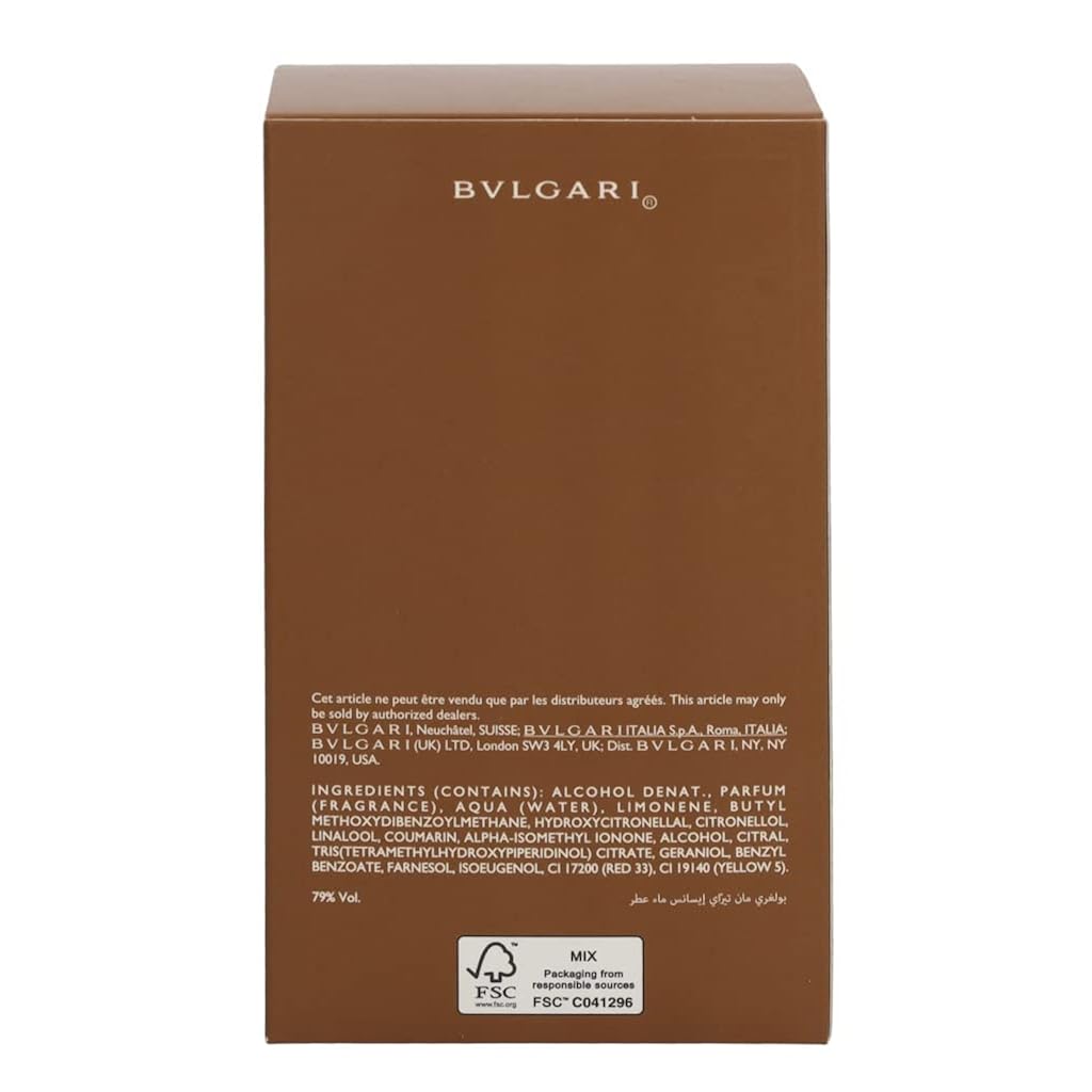 Bvlgari Man Terrae Essence By Bvlgari For Men - 3.4 Oz Edp Spray