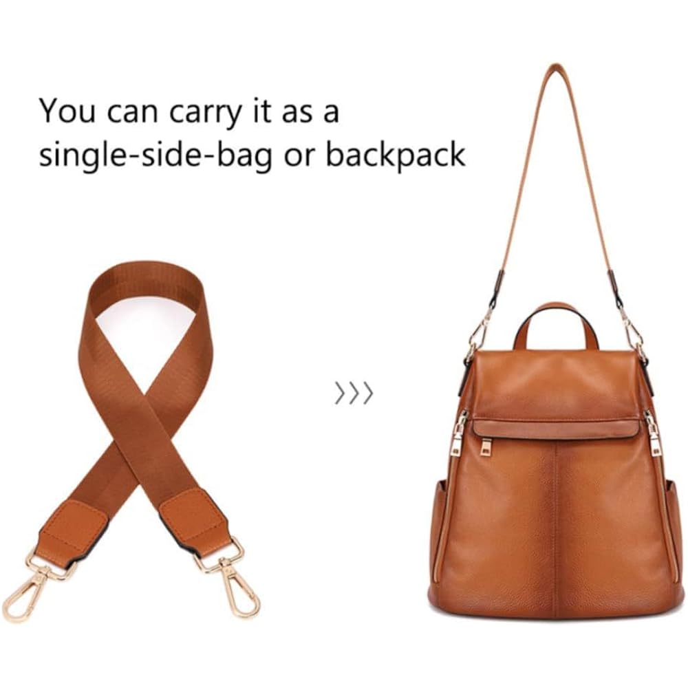 Kattee Women'S Anti-Theft Backpack Purse Genuine Leather Shoulder Bag Fashion Ladies Satchel Bags