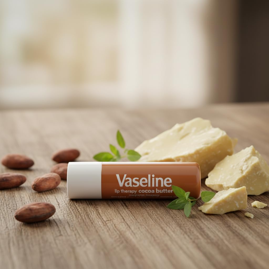 Vaseline Lip W/O Backer Card Cocoa - 12 Pack Box