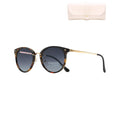 Polarized Sunglasses Womens Elegant UV400 Protection Black Classic Metal Style Ultralight Shades For Driving Polarized Gradient Gray & Amber Frame