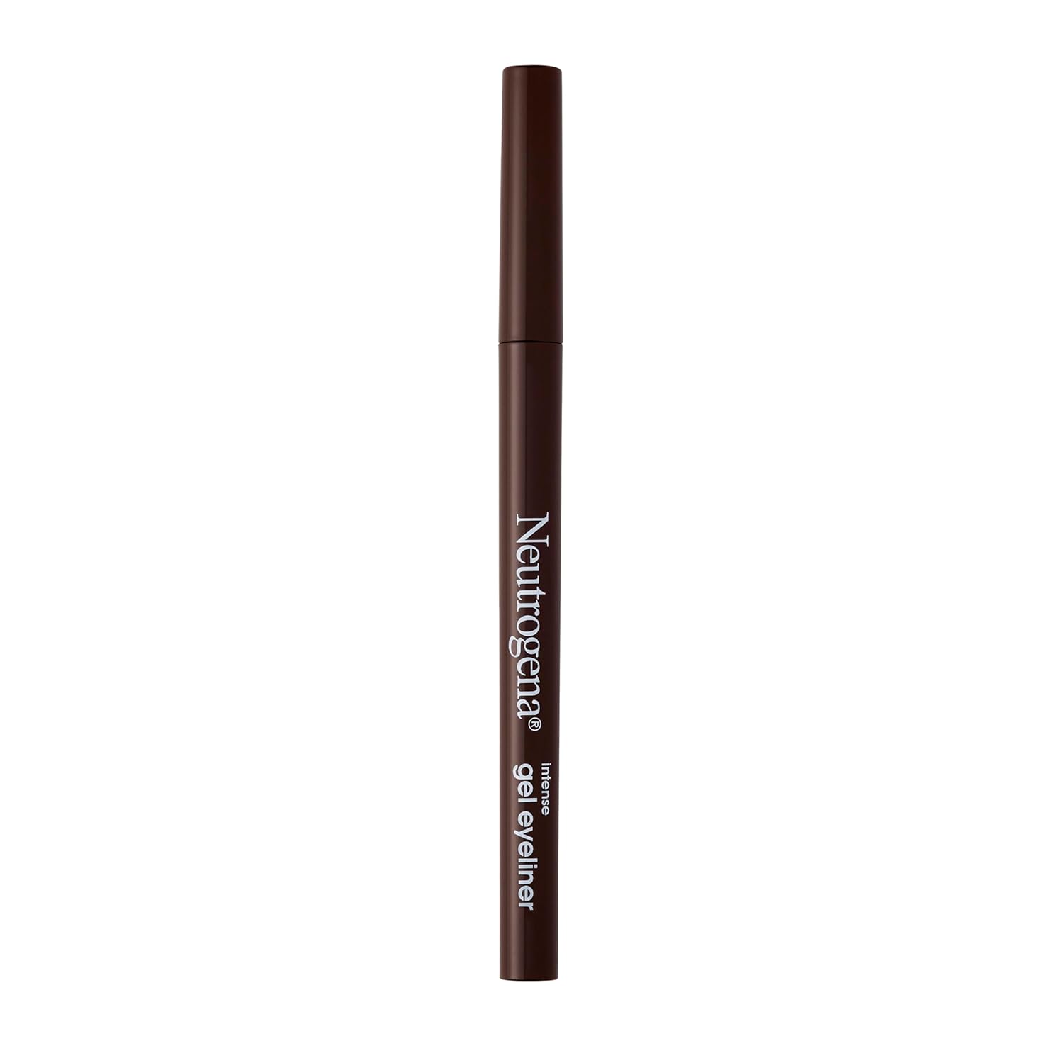 Neutrogena Intense Gel Eyeliner, Eye Makeup with Antioxidant Vitamin E, Bold Precision Eyeliner, Smudge- and Water-Resistant, Dark Brown, 0.004 oz