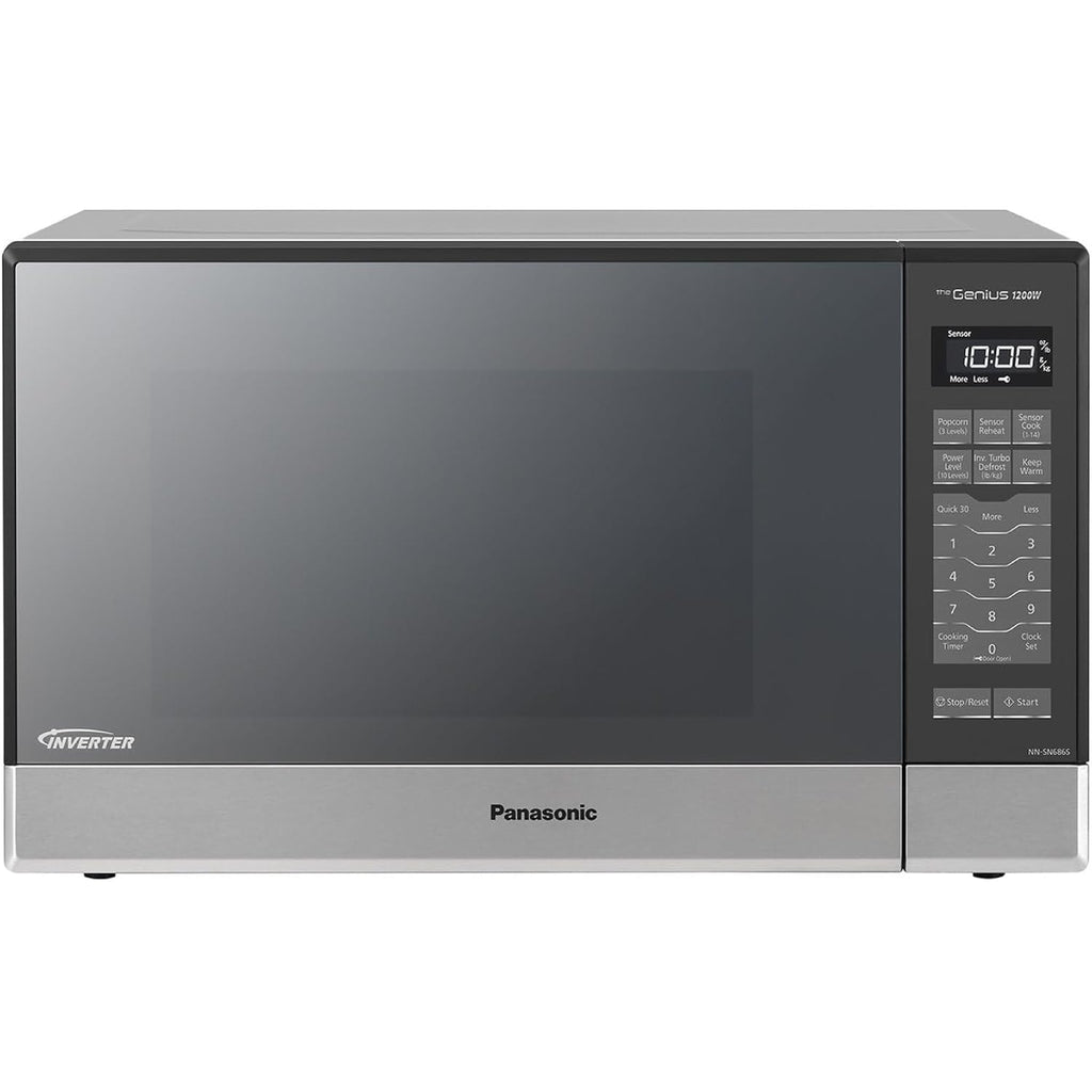 Panasonic Microwave Oven Nn-Sn686S Stainless Steel Countertop/Built-In With Inverter Technology And Genius Sensor, 1.2 Cubic Foot, 1200W