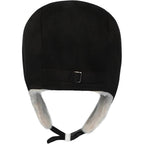 Women Winter Furry Trapper Hat with Earflaps Warm Faux Fur Windproof Russian Trooper Cap Fleece Lined Plush Hunting Ski