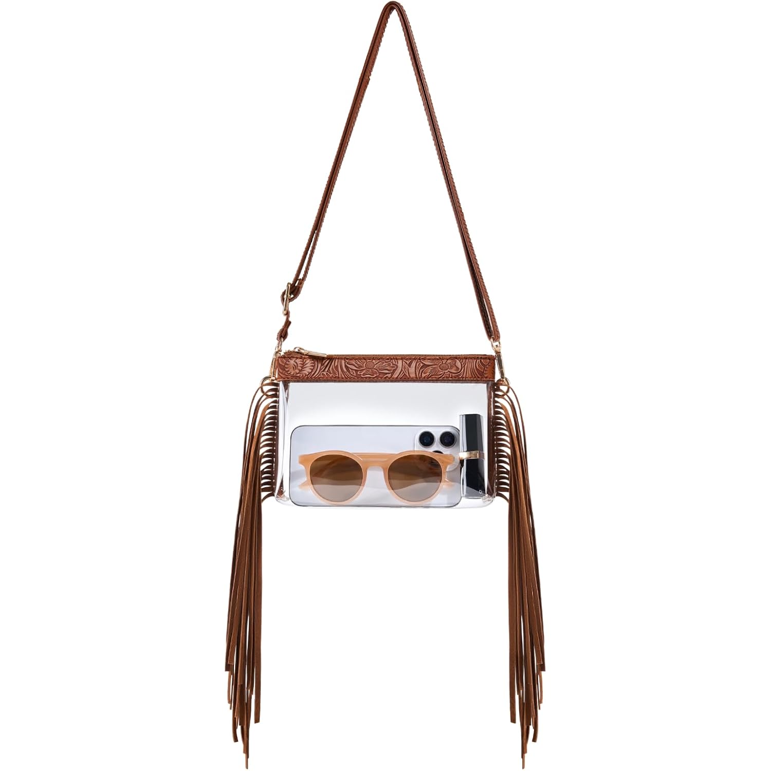 Clear Bag For Stadium Events, Stadium Approved Small Clear Purse For Women, Crossbody Bag For Concerts & Sports