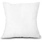 EDOW Throw Pillow Insert, Lightweight Soft Polyester Down Alternative Decorative Pillow, Sham Stuffer, Machine Washable. (White, 18x18)