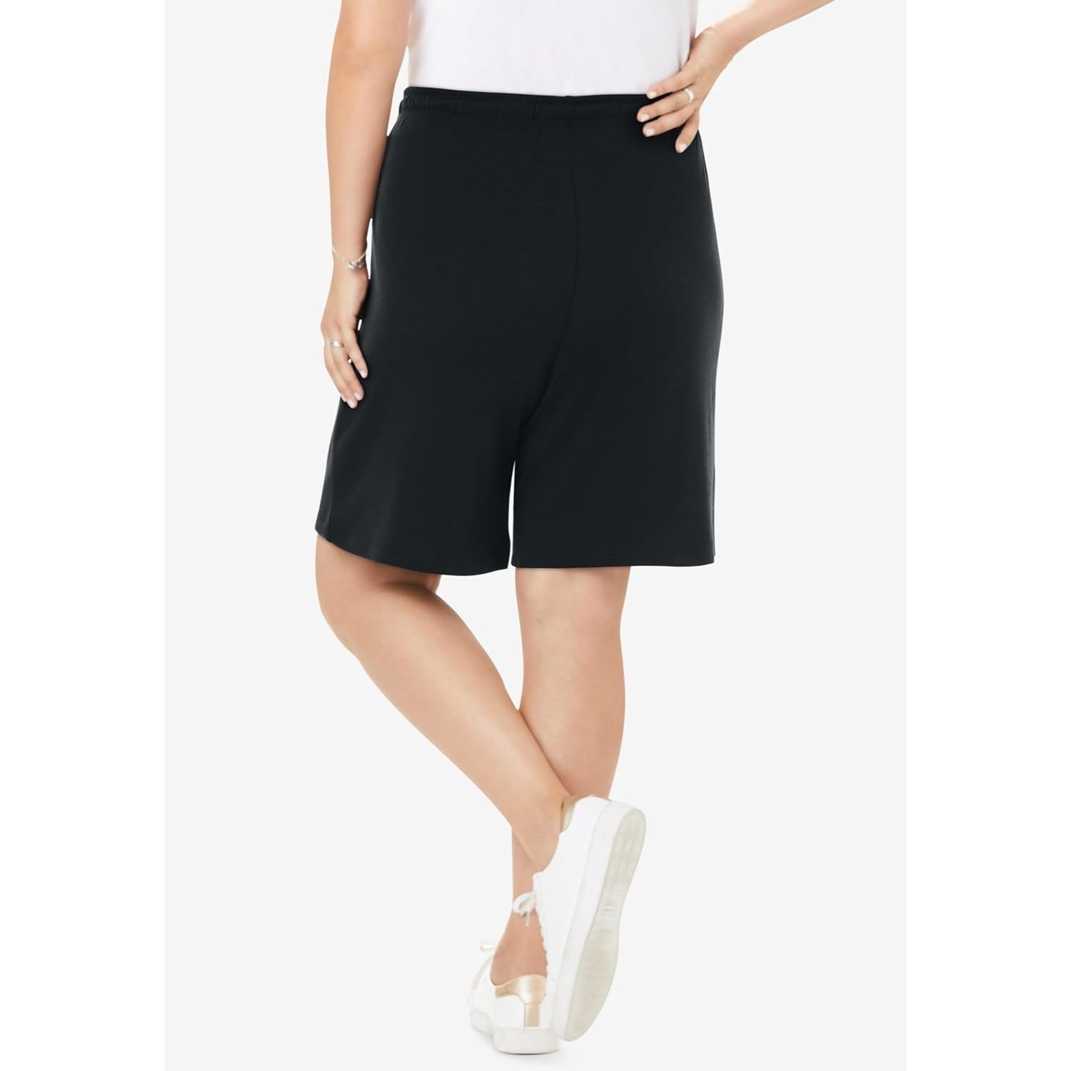 Plus Size Sport Knit Short
