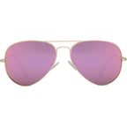 Polarized Aviator Sunglasses for Men Women, 100% UV Protection Classic Shades with Spring Hinge Bza013a