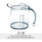 Breville Bje200Xl Juice Fountain Compact Centrifugal Machine, 25 Fl Oz, Silver