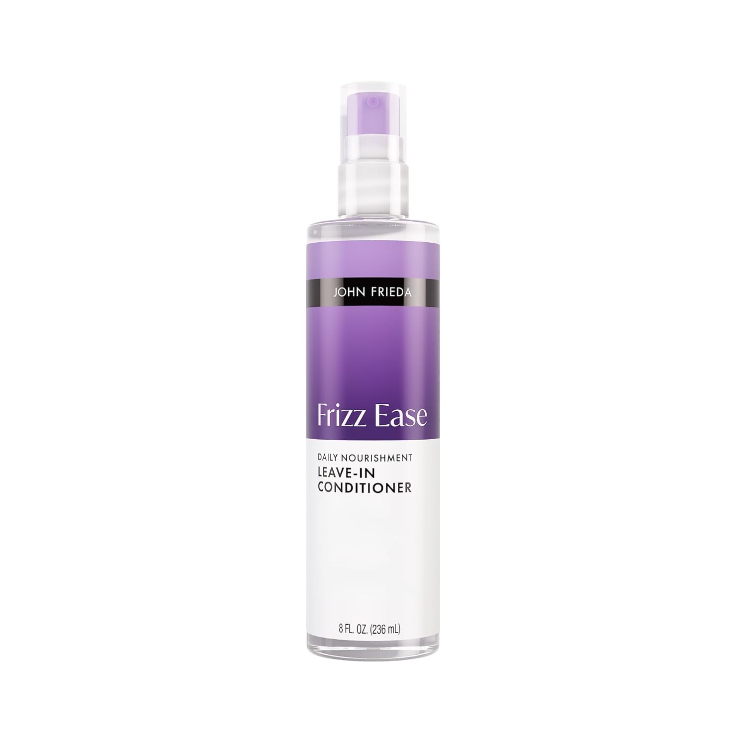 John Frieda Frizz Ease Daily Nourishment Leave-In Conditioner, Anti-Frizz Leave-in Conditioner for Curly Hair and Straight Hair, 8 Fl Oz