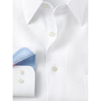 Paul Fredrick Men'S Classic Fit Non-Iron Linen Solid Dress Shirt