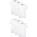 Hanes Men'S Undershirts T-Shirt Pack, V-Neck Cotton Tees For Men, Moisture-Wicking, Odor Control, White Multi-Pack