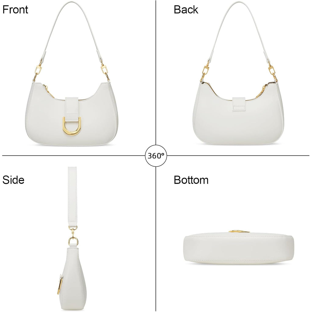 Kkxiu Small Shoulder Bag For Women - Women'S Handbags Small Purses For Women Trendy Vegan Leather Purse With Removable Strap
