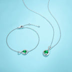 FANCIME Birthstone Necklaces for Women Fine Jewelry Sterling Silver Dainty Infinity Pendant Anniversary Birthday Mothers Day Gifts for Women Wife Mom Lady Daughter, Chain 16"+2" Extend