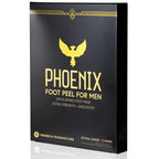 (Pack of 2) Phoenix Foot Peel for Men - Extra Large - Extra Strength - Exfoliating Dry Feet Treatment - Callus Remover - Unscented - Paraben and Fragrance Free