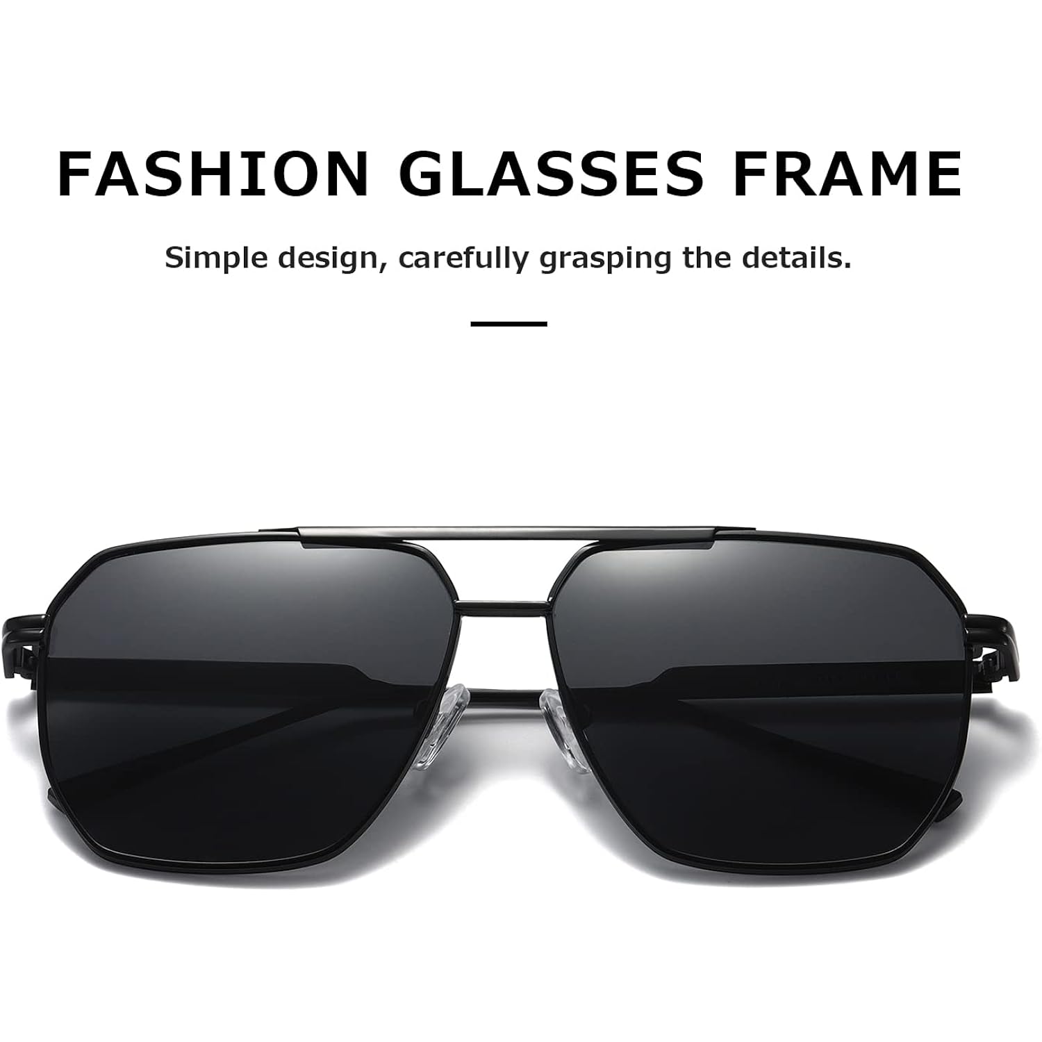 kimorn Polarized Sunglasses Womens Men Retro Oversized Square Vintage Shades Classic Large Metal Sun Glasses K1221