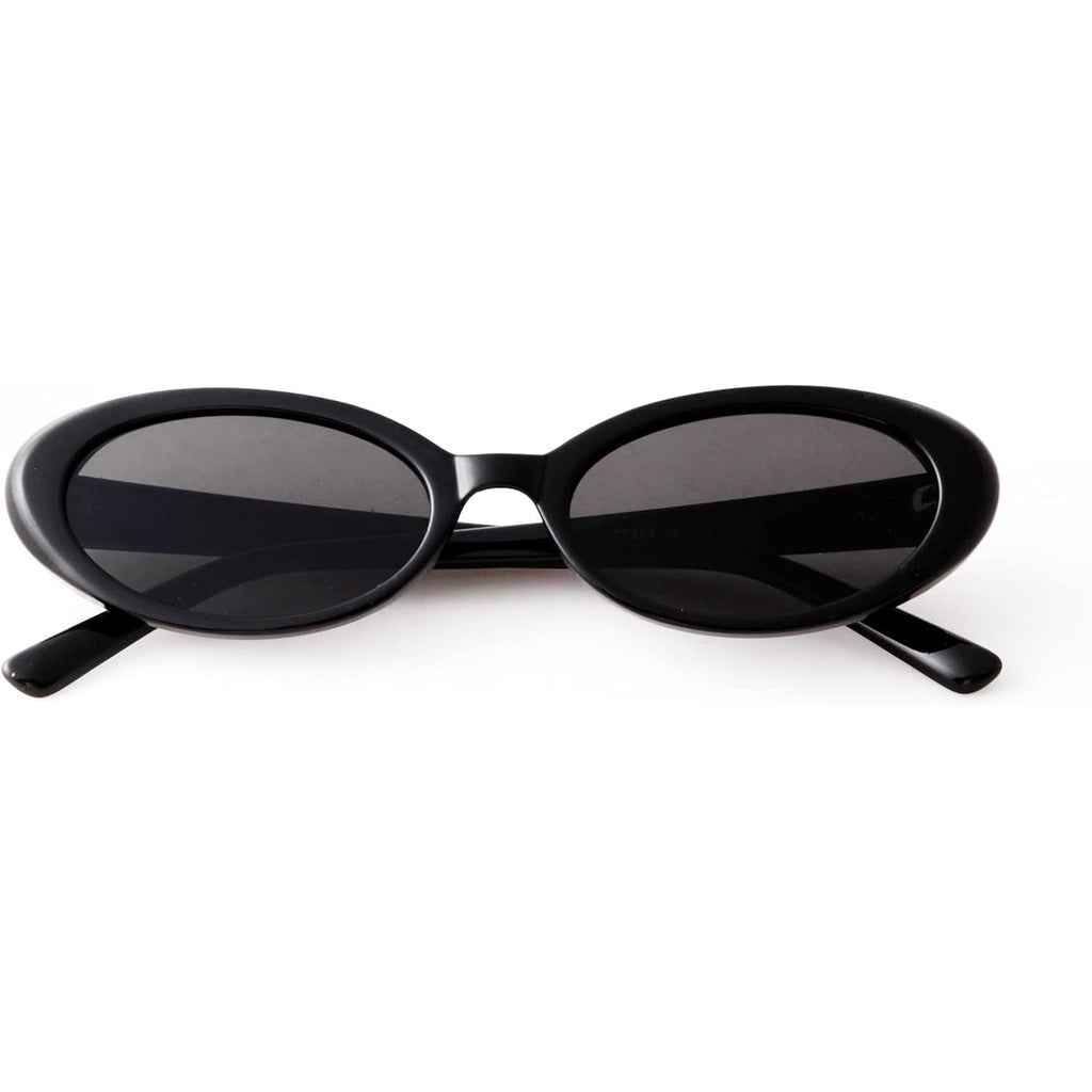 90s Sunglasses for Women Men Retro Small Oval Sunglasses