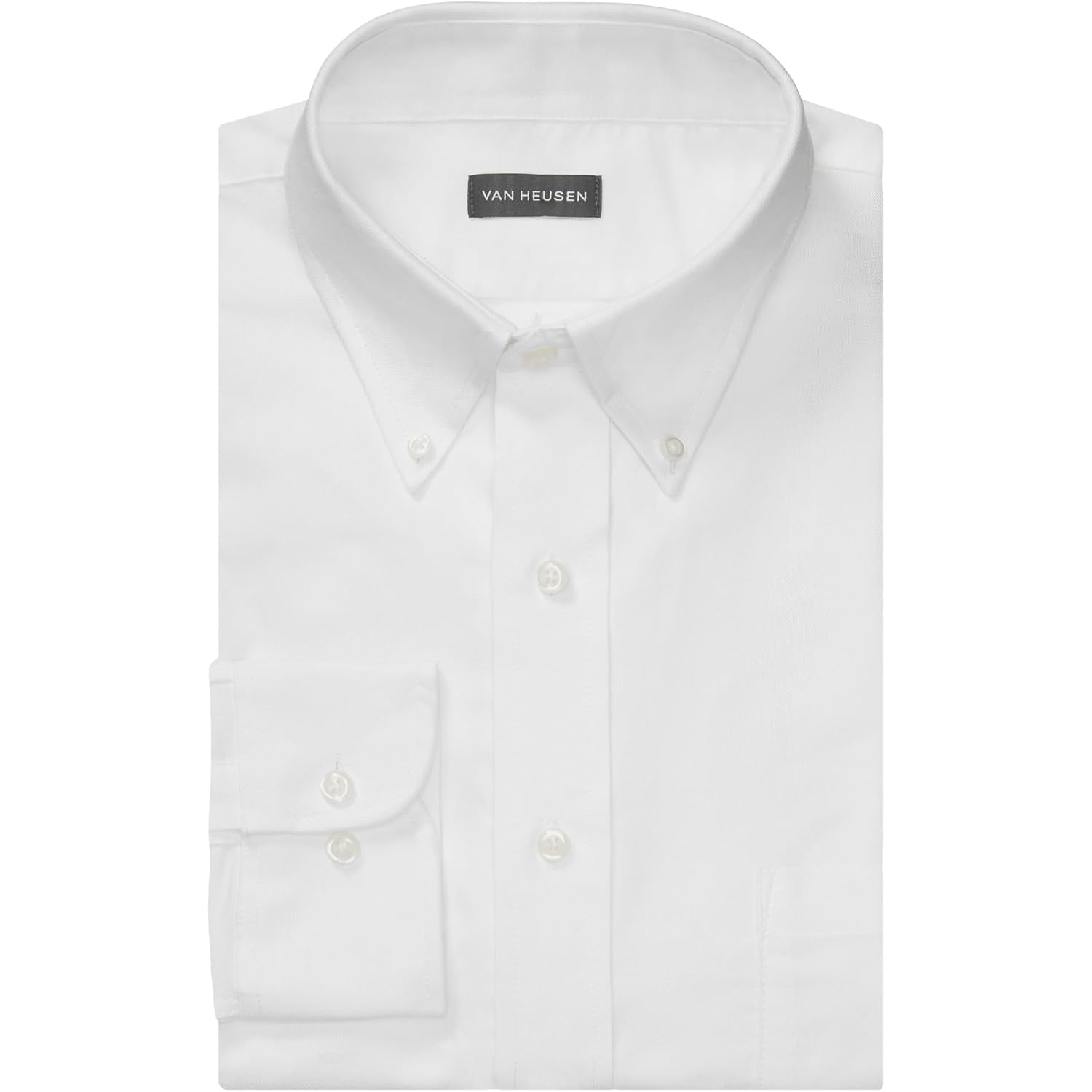 Van Heusen Men'S Regular Fit Oxford Solid Buttondown Collar Dress Shirt