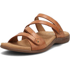 Taos Double U Premium Leather Women’S Sandal - Stylish Adjustable Strap Design With Arch Support, Cooling Gel Padding For All-Day Enjoyment And Walking Comfort