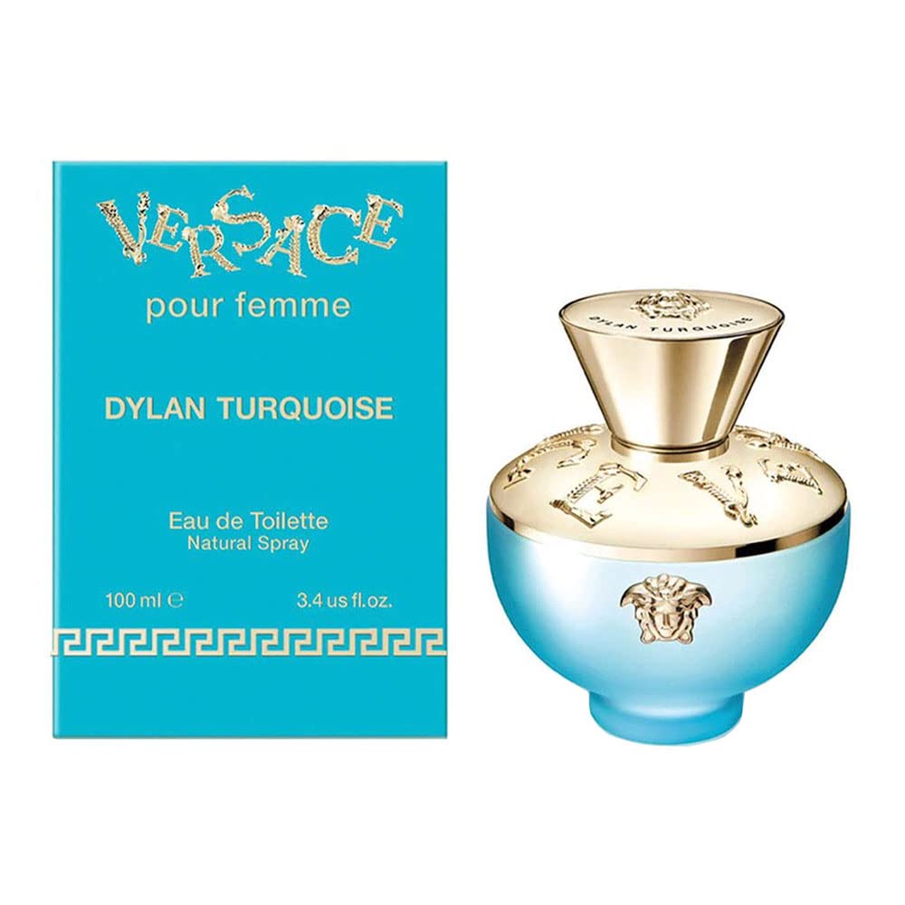 Versace Dylan Turquoise Pour Femme 3.4 Oz Eau De Toilette Spay