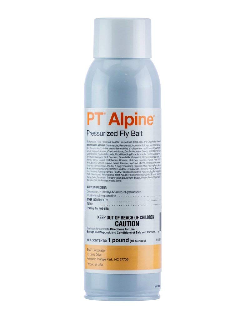 Basf Pt Alpine Fly Bait, Fast Acting And Long Lasting Up To 30 Days, Ready To Use Pest Control Spray For House Flies, Fruit Flies, 16 Ounce