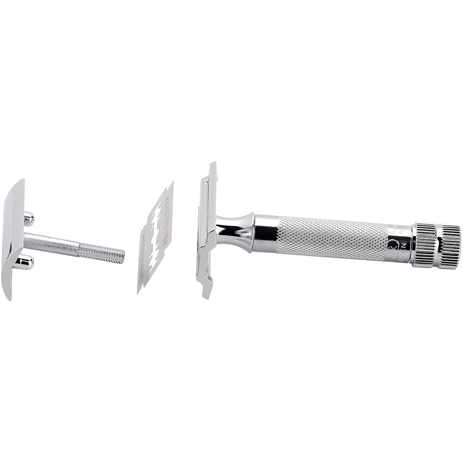 Merkur Mk34c Double Edge Razor with Heavy Duty Short Handle