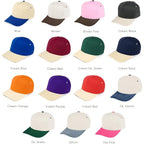 C.C® Beige Two Tone Canvas/Corduroy Snapback Trucker Hat For Unisex