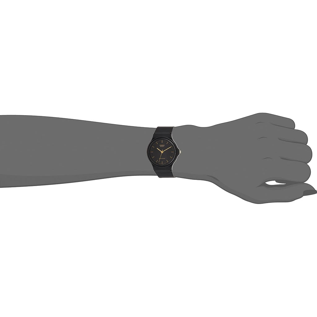 Casio Men'S Core Mq24-1El Black Rubber Quartz Fashion Watch