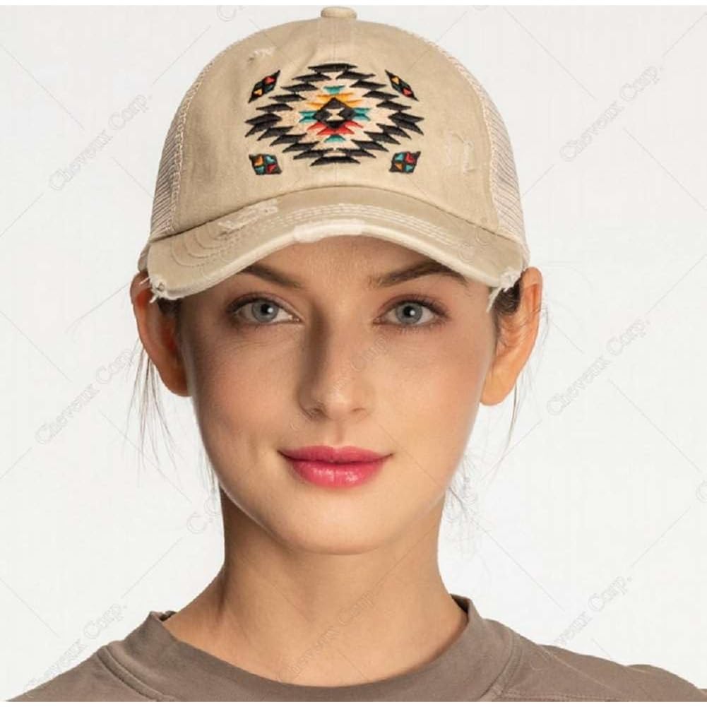 C.C womens Baseball Aztec Turquoise