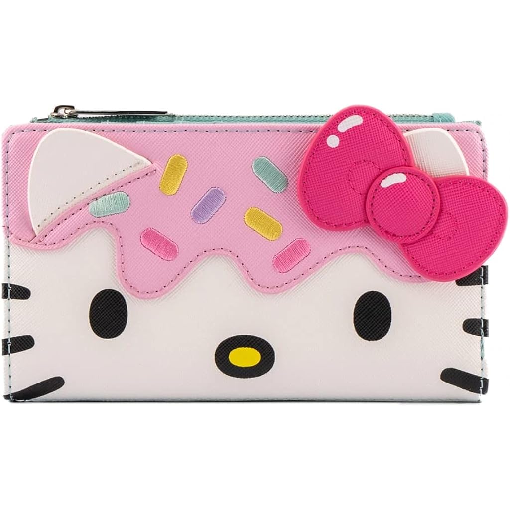 Loungefly Sanrio Hello Kitty Cupcake Faux Leather Flap Wallet