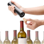 COKUNST Electric Wine Opener, Battery Operated Wine Bottle Openers with Foil Cutter, One-click Button Corkscrew Remover for Home Kitchen Party Wedding