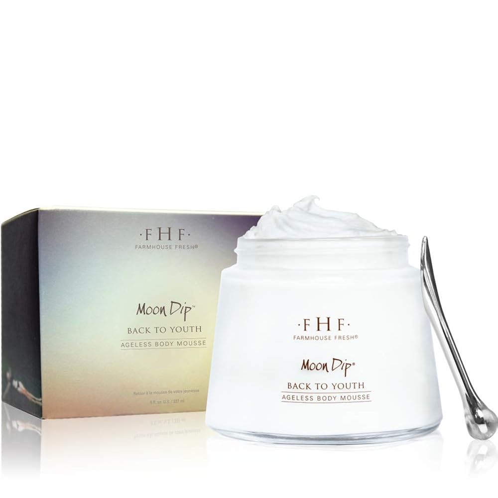 Farmhouse Fresh Moon Dip Back To Youth Ageless Body Mousse, 8 Fl Oz