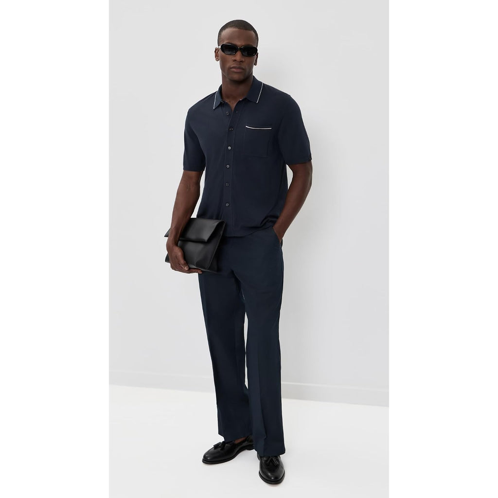 Rag & Bone Men'S Conrad Silk Blend Dalton Shirt
