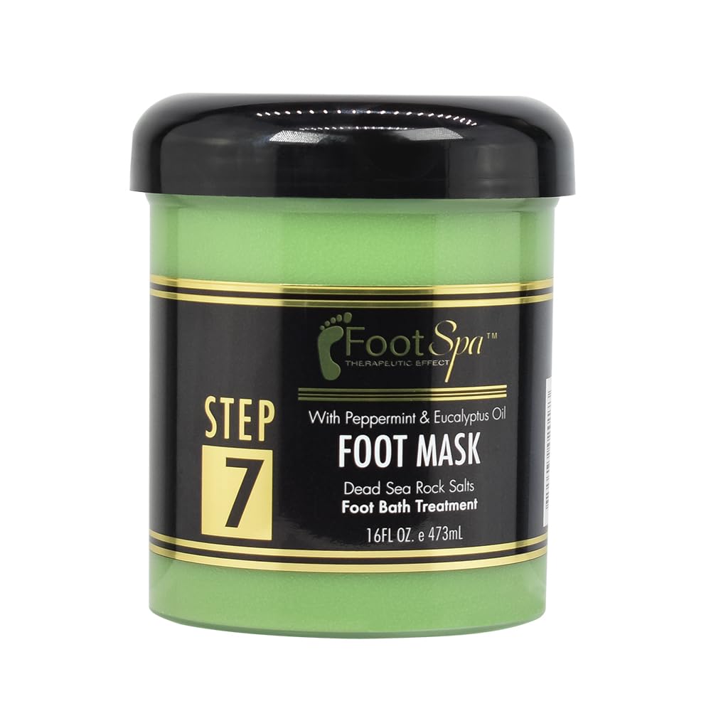 Foot Repair Mask - Dual-Action Cosmeceutical Treatment that Regenerates Skin from Within to Heal Painful Fissures and Provide Spa-Quality Cooling Relief - 16 oz