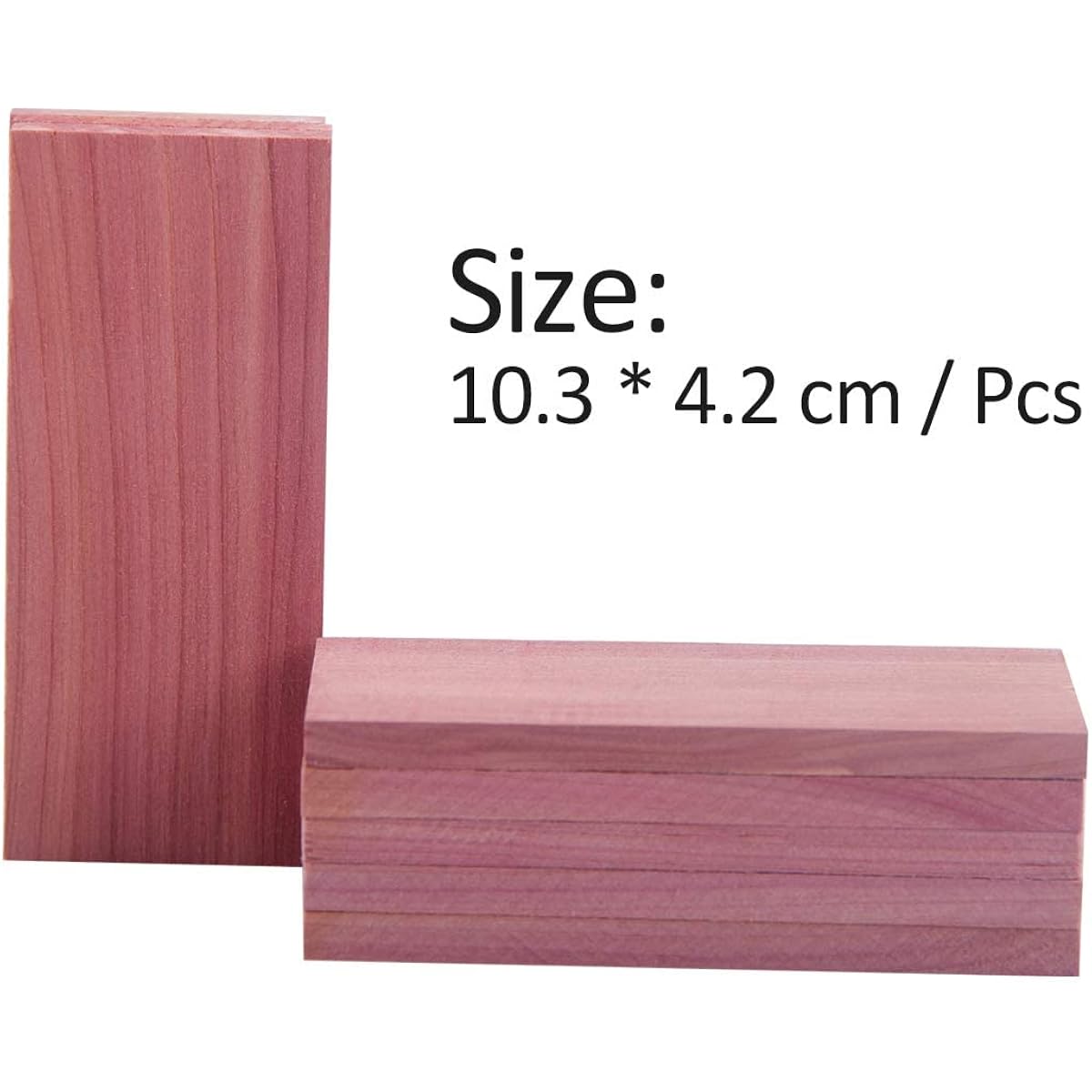 Cedar Blocks For Closet Storage,100% Aromatic Red Ceder Blocks Cedar Planks Chips 16Pcs For Closet Drawers 100% Natural Wood Chips