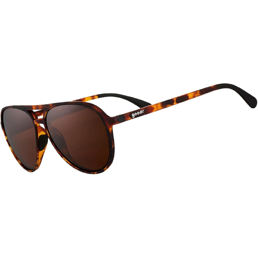 goodr Polarized Aviator Sunglasses, Large Sized (Mach G), UV400 Protection, No Slip, No Bounce Amelia Earhart Ghosted Me