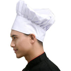 Chef Hat Adult Adjustable Elastic Baker Kitchen Cooking Chef Cap