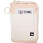 Thread Wallets Rfid Blocking Leather Zip Wallet With Card Holder For Men And Women (Off White)