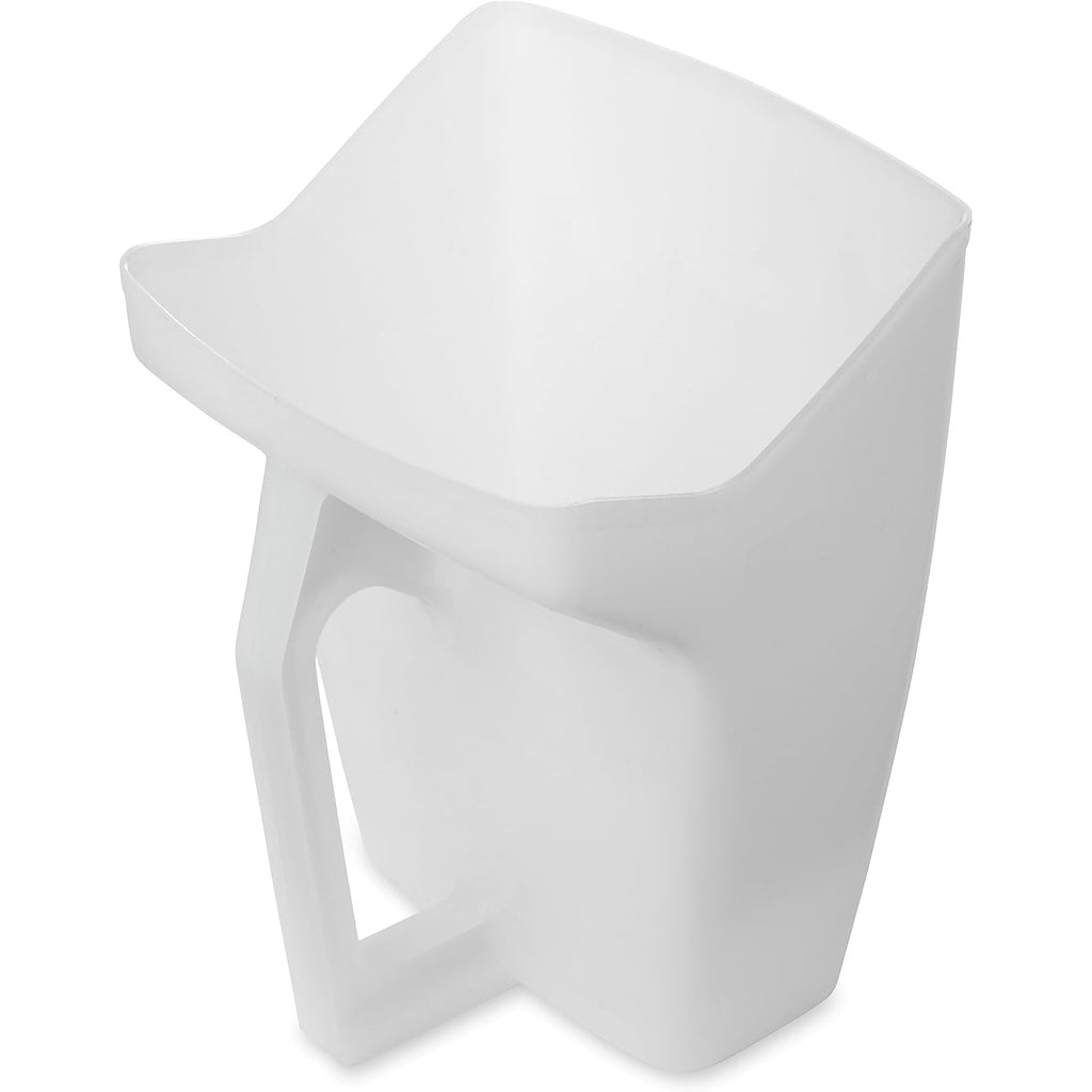 Rubbermaid Commercial Products Food Service Utility Scoop, 64-Ounce, White, For Ice/Bar And Ingredient Use In Restaurant/Kitchen