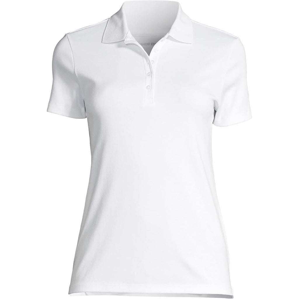 Lands' End Women's American-Grown Supima Cotton Polo Shirt