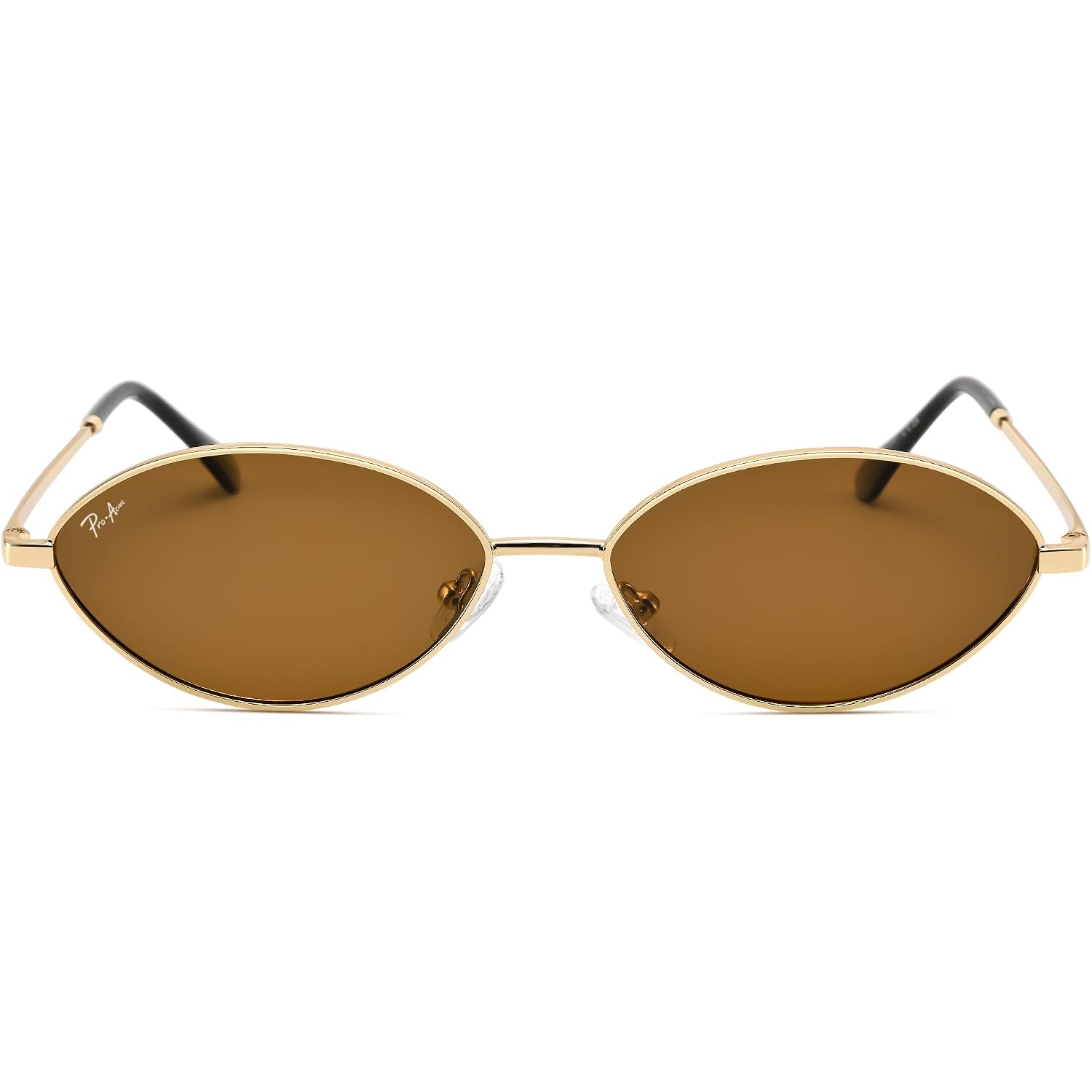 Pro Acme Retro Oval Small Cat Eye Sunglasses For Women, 90S Polarized Trendy Shades, Y2K Fashion Glasses