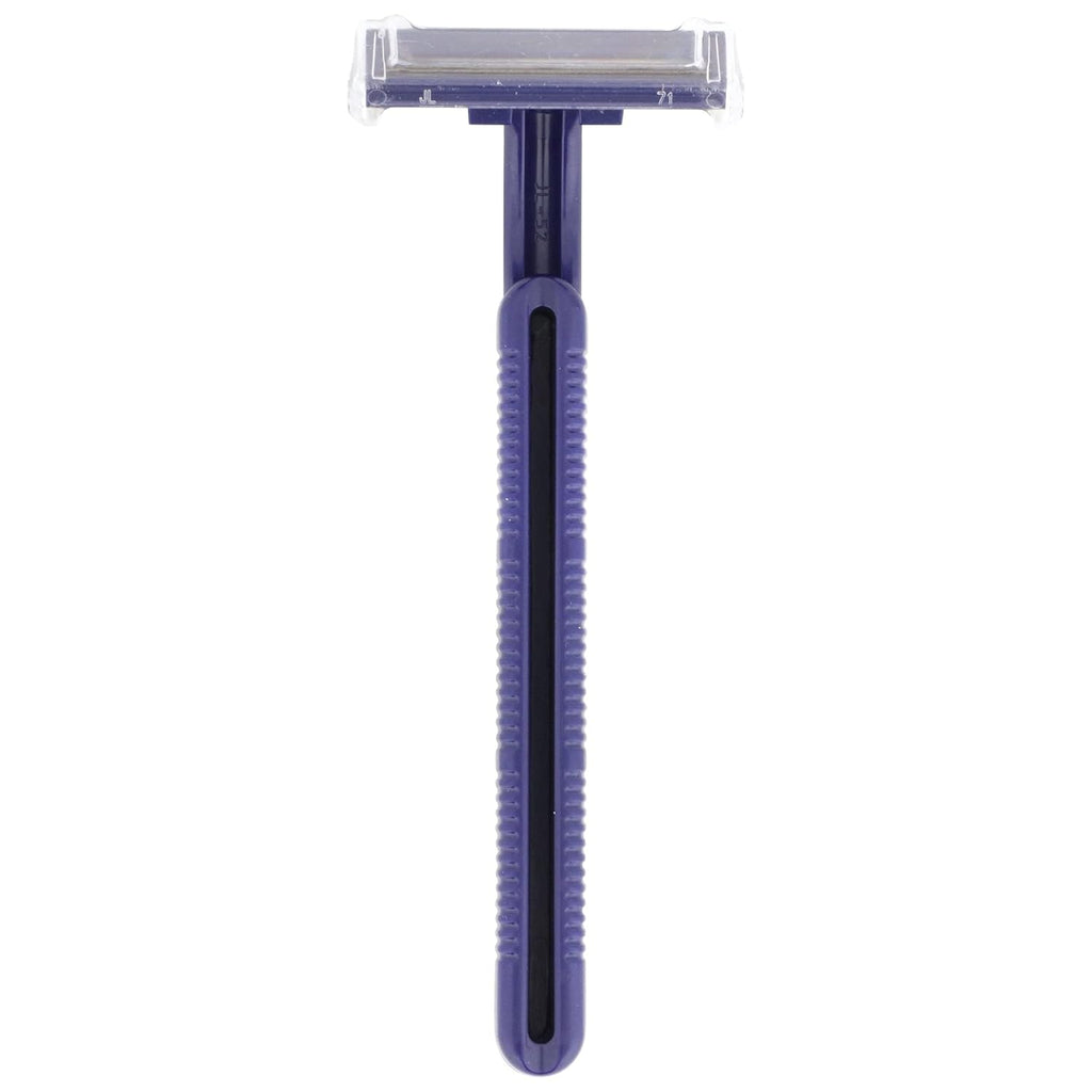McKesson Disposable Razors [50 Count] – Twin Blade Bulk Shaving Razors for Men & Women, Stainless Steel, Blue, Single-Use for Medical Clinics, Tattoo, Travel, Camping & Salon Care
