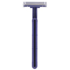 McKesson Disposable Razors [50 Count] – Twin Blade Bulk Shaving Razors for Men & Women, Stainless Steel, Blue, Single-Use for Medical Clinics, Tattoo, Travel, Camping & Salon Care