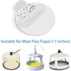 Flea Trap Refill Discs 7.1 Inch Replacement Glue Boards For Most Models Flea Traps For Inside Your Home, 12 Pack
