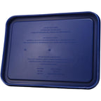 Pyrex 7210-Pc (3-Cup) Blue Food Storage Lid (2-Pack) - Made In Usa | Bpa-Free Plastic | Rectangle Shape | Replacement Cover | Designed For 7210 Glass Dish | Dishwasher Safe