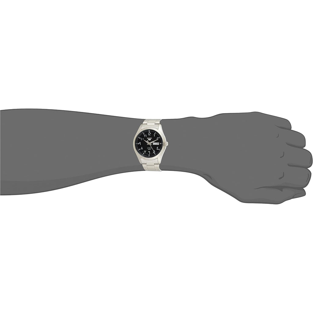 Seiko 5 Automatic Black Eastern Arabic Dial Men'S Watch Snkp21J1