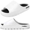 Mens Recovery Slides - Orthotic Arch Support Sandals For Plantar Fasciitis,Comfortable Cushioned Sport Slides With Open Toe, Reduces Foot & Joint Stress, Size7-13
