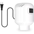 Electric Pump For Vacuum Storage Bags Travel Vacuum Pump For Various Vacuum Seal Bags Portable Vacpack Air Pump For Compression Clothing Blanket Luggage White(Storage Bag Not Included)